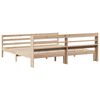 vidaXL Bed Frame with Headboard without Mattress 200x200 cm