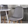 Venture Home Dining Chairs 2 pcs Polar Polyester Grey and Natural