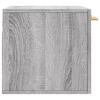vidaXL Wall Cabinet Grey Sonoma 60x36.5x35 cm Engineered Wood