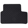 vidaXL Car Mat 4 pcs Black TPE