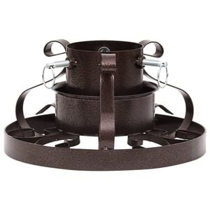 vidaXL Christmas Tree Stand Antique Copper 29x29x15.5 cm