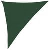 vidaXL Sunshade Sail 160 g/m&sup2; Dark Green 3x4x5 m HDPE