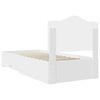 vidaXL Bed Frame with Headboard White 75 x 190 cm Engineered Wood