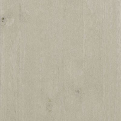 vidaXL Sideboard HAMAR White 113x40x80 cm Solid Wood Pine