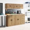 vidaXL Garage Wall Cabinet Artisan Oak Engineered Wood