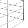 vidaXL Rabbit Cage Silver 100 x 100 x 210 cm Galvanised Steel
