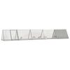 vidaXL Rabbit Cage Grey 504.5x80.5x71 cm Galvanised Steel