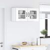 vidaXL Kitchen Cabinet Kalmar 2 pcs High Gloss White 40 x 31 x 40 cm