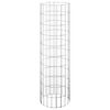 vidaXL Circular Gabion Pole Galvanised Steel Ø30x100 cm