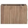 vidaXL Wall-mounted Bathroom Cabinet 60x39x40 cm Solid Wood Teak