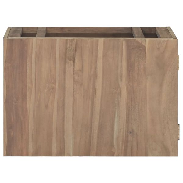 vidaXL Wall-mounted Bathroom Cabinet 60x39x40 cm Solid Wood Teak