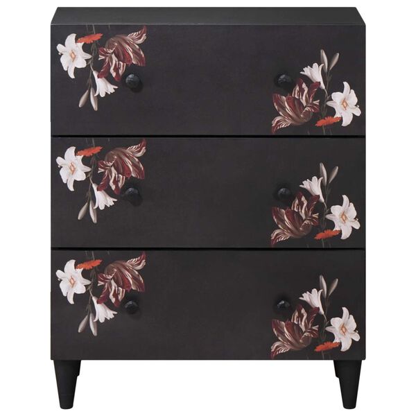 vidaXL Storage Cabinets Multicolour 60 x 33.5 x 75 cm Solid Mango Wood