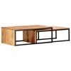 vidaXL Nesting Tables 2 pcs Solid Acacia Wood
