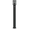 vidaXL Outdoor Floor Lamp with Sensor Black 110cm Stainless Steel