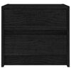 vidaXL Bedside Cabinets 2 pcs Black 40x30.5x35.5 cm Solid Pine Wood