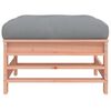 vidaXL Garden Footstools with Cushions 2pcs Solid Wood Douglas