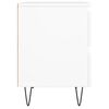 vidaXL Bedside Cabinet White 40x35x50 cm Engineered Wood