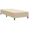 vidaXL Platform Bed Frame Grey Green 80 x 200 cm Fabric