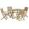 vidaXL 5 Piece Garden Dining Set Solid Wood Acacia