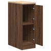 vidaXL Garage Storage Cabinet Brown Oak 30x51x85 cm Solid Wood Pine