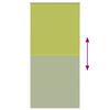 vidaXL Roller Blind Blackout Leaves Green 110x230 cm Fabric Width 105.7 cm Polyester