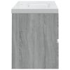 vidaXL Sink Cabinet with Built-in Basin Grey Sonoma Engineered Wood