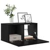 vidaXL TV Cabinet Set Black 60 x 30 x 30 cm Engineered Wood