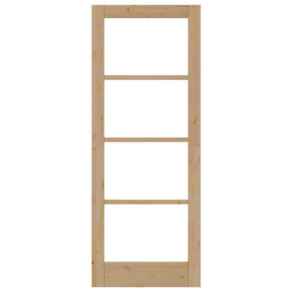 vidaXL Interior Door with Glass ORKDAL Brown 78 x 202 cm