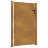 vidaXL Garden Gate 100x125 cm Corten Steel