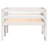 vidaXL Kids' Bed Frame without Mattress White 90x200 cm Solid Wood Pine