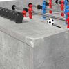 vidaXL Foosball Table Concrete Grey 125 x 60.5 x 80 cm Engineered Wood