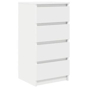vidaXL Sideboard White 37,5x35x76 cm Engineered Wood
