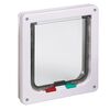 Karlie 4-way Lockable Cat Door Porta 19.2x5x20 cm White