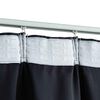 vidaXL Blackout Curtains with Hooks 2 pcs Anthracite 140x175 cm