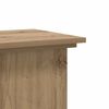 vidaXL Plant Stand Artisan Oak 33x33x100 cm Engineered Wood