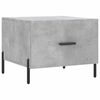 vidaXL Coffee Tables 2 pcs Concrete Grey 50x50x40 cm Engineered Wood
