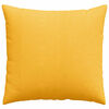 vidaXL Sofa Pillows 2 pcs Light Yellow 50 x 50 cm Corduroy Fabric