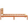 vidaXL Bed Frame Brown 80 x 200 cm Solid Pine Wood