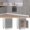 vidaXL Drawer Bottom Cabinet Concrete Grey 60x46x81.5 cm Engineered Wood