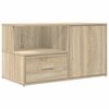 vidaXL Corner Cabinet Sonoma Oak 200x40x45 cm Engineered Wood