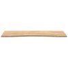 vidaXL Desk Top Untreated 140x50x2.5 cm Solid Wood Oak Rectangular