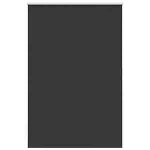 vidaXL Roller Blind Blackout Black 165x230 cm Fabric Width 161.6 cm Polyester