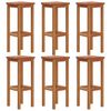 vidaXL 7 Piece Garden Bar Set Solid Wood Acacia