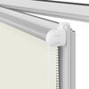 vidaXL Roller Blind Blackout Off White 115x210 cm Fabric Width 110.7 cm Polyester