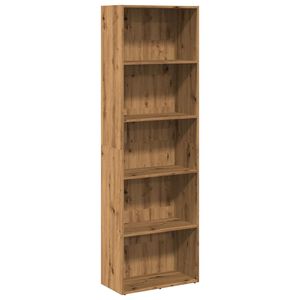 vidaXL Bookcase Artisian Oak 60x30x189 cm Engineered Wood