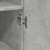 vidaXL Slim Storage Cabinet Concrete Grey 45x42.5x225 cm Engineered Wood