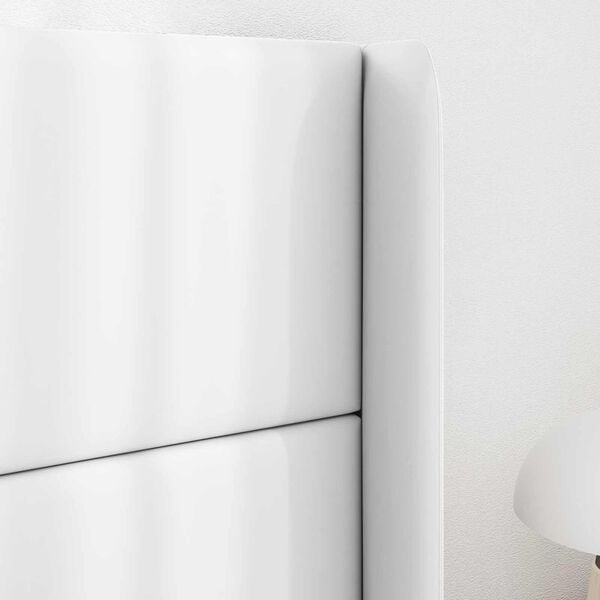 vidaXL Headboard Ear White 80 x 16 x 4 cm PVC