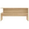vidaXL Coffee Table Sonoma Oak 90x55x42.5 cm Engineered Wood