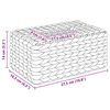 vidaXL Tissue Box Covers 2 pcs Water hyacinth 27.5 x 16.5 x 14 cm