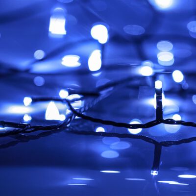 vidaXL LED String with 150 LEDs Blue 15 m PVC